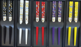 Chopsticks Crane bamboe  2 Pairs
