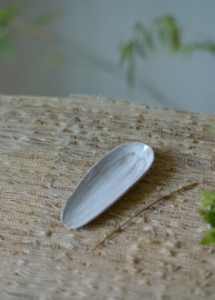 せいかつ Nippon Toki Handmade Teaspoon Tedzukuri Supun White (shiro 14.6*5.6*1.8cm)