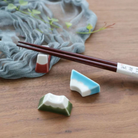 せいかつ Japanese Chopstick Holder Fuji (dark green/blue/red 2ps each) 6ps