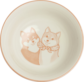 Japanse kommen Shiba Hond 2st.  Ø19 cm | H7,5 cm