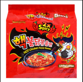Korean Nuclear Fire Noodles 5 PACK x 140g