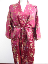 Kimono Lang Dragon/Phoenix Bordeaux Rood