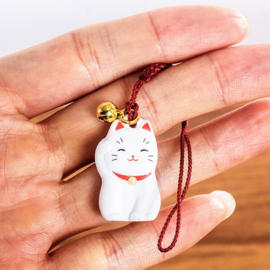 せいかつ Japanese Yakushigama Handmade Ornament Cat Pendant