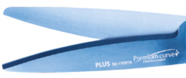 Plus Schaar Premium Titanium-coated SC-175STN Blauw