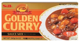 GOLDEN CURRY MILD 240G S&B