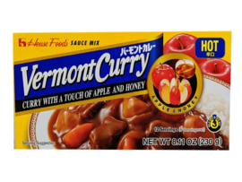 Vermont Curry Hot  Apple and Honey 230g