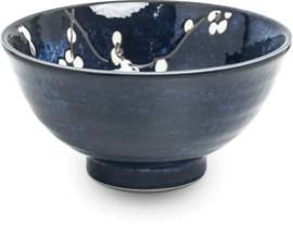 Bowl Hana flower deep blue  Ø15,7 cm | H8 cm