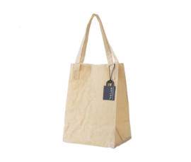 せいかつ Nippon Eco-Floding Oil Waxed Fabric Tote Bag ( Beige Medium )
