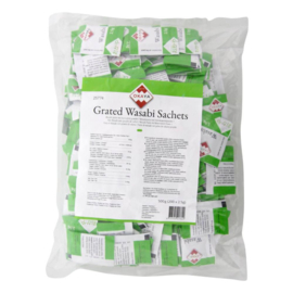 Grated Wasabi Sachets 200pcs (Okaya) 500g