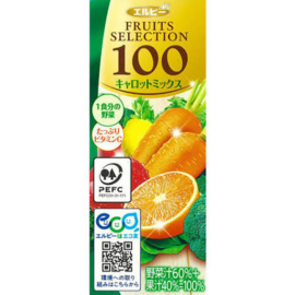 Fruits Selection Carrot Mix 100 Kami Pack 200ml