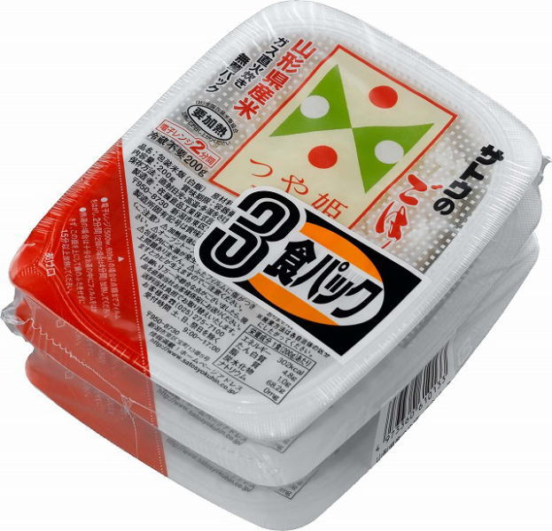 Sato Rice Yamagata Prefecture Tsuyahime 200g 3 meal pack