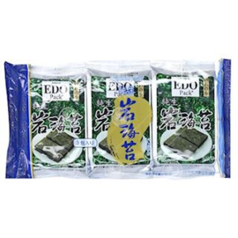 EDO Seaweed snack 15g 3 pack