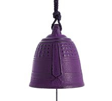 Iwachu Furin Feng Shui Bell Purple 5,5 cm