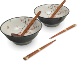 Japanse Maple Leaf  Ramen Komen SET Ø22 cm | H9 cm