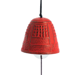 Iwachu Furin Feng Shui Bell Red 4,5 cm
