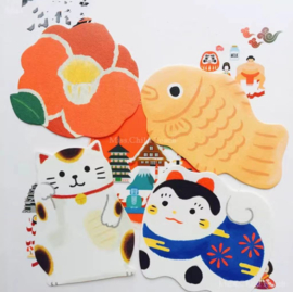 せいかつ Japanese DIY Gift Message Card Dog