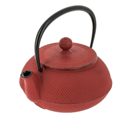 Arare Iwachu Tetsubin Teapot  650 ml Red