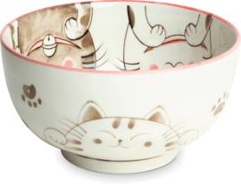 Drie katten kom Pink Ø13 cm | H7 cm