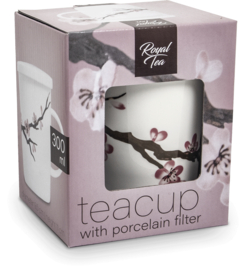 Theekop met filter - Sakura  Ø9,5 cm | H11 cm