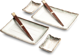 Japan White River Sushi SET  22x12,5cm | H2 cm