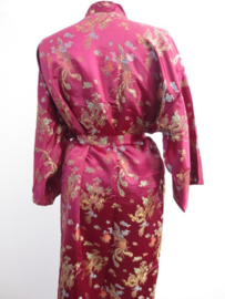 Kimono Lang Dragon/Phoenix Bordeaux Rood