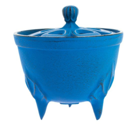 Incense burner Iwachu Bowl Blue Ø8.3xH8.1 cm