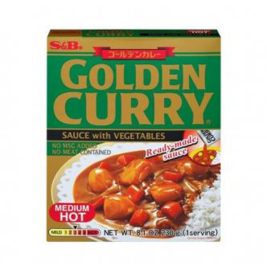 S&B Golden Vegetable Curry Medium Hot 230G 