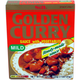 S&B Golden Vegetable Curry Medium Hot 230G 