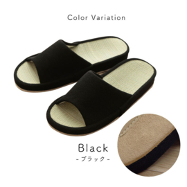 Japanese indoor slippers Black L Size