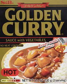 Golden Vegetable Curry Hot 230G S&B