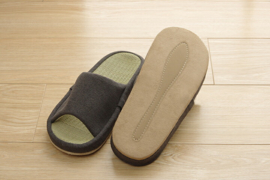 Japanese indoor slippers Black L Size
