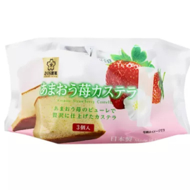 Sakuraseika Amaou Strawberry Castella 3pieces