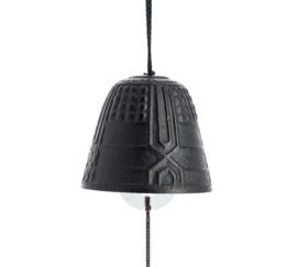 Iwachu Furin Feng Shui Bell Black 4,5 cm