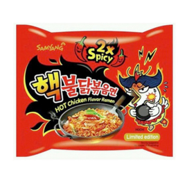 Nouilles coréen extrêment piquantes 2X Nuclear Fire Noodles 140g