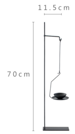 せいかつ Japanese Creative  Iron Candle Holder