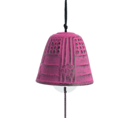 Iwachu Furin Feng Shui Bell Pink 4,5 cm