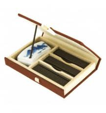 Jinkoh Juzan Agar Aloes wooden Box 8g (60 stokjes)