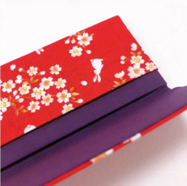 せいかつ Sakura Rabbit Japanese Flip Wallet Pink 18*9cm
