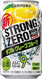 -196℃ STRONG ZERO Grape Fruit 9% 350ml