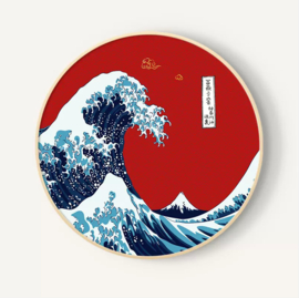 せいかつ Japanese Famous Wall Art The Great Wave Kanagawa-oki Nami Ura 50*50cm