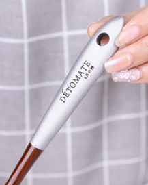 せいかつ Teak Beaded Handle Kitchenware Wooden Seasoning Spoon 23.5*6.5cm