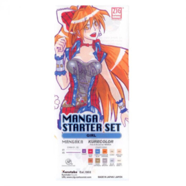 Kuretake Kurecolor Mangaka Manga Starter Set - Girl