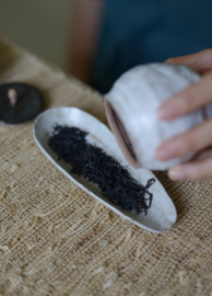 せいかつ Nippon Toki Handmade Teaspoon Tedzukuri Supun White (shiro 14.6*5.6*1.8cm)