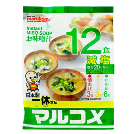 Instant Miso soup Marukome (12 packs) 258g