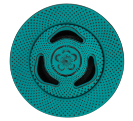 Incense Burner  Iwachu Cherry flower Turkoois