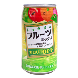 Sangaria Sukkirito Japanese Mix Fruit Juice Can 340g
