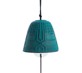 Iwachu Furin Feng Shui Bell Turquoise 4,5 cm