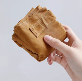 せいかつ Nippon Eco-Floding Oil Waxed Fabric Tote Bag ( Beige Medium )