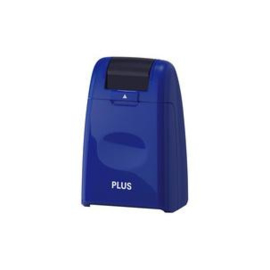 PLUS JAPAN privacy roll stamp standard, blue