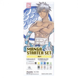 Kuretake Kurecolor Mangaka Manga Starter Set - Boy